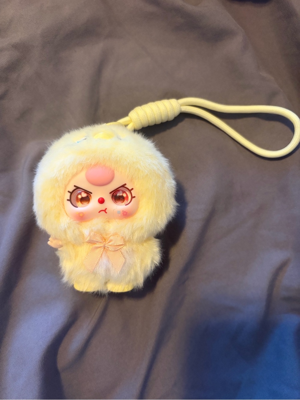 MINISO Baby Three Plush Bag Charm Keychain